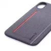 Evelatus cover posteriore in silicone liquido per Apple iPhone X / XS - nera