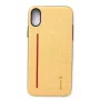 Evelatus Apple iPhone X 6127 custodia protettiva in silicone liquido gialla