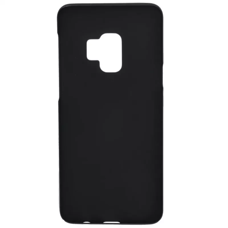Evelatus Samsung Galaxy S9 cover posteriore nera in silicone