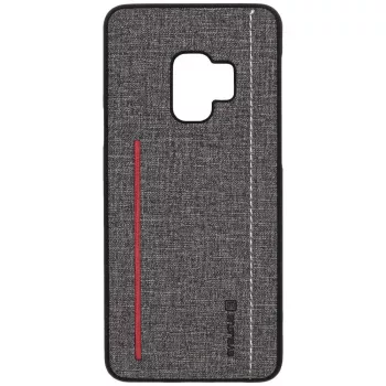 EVELATUS Samsung Galaxy S9 cover posteriore custodia in silicone grigia