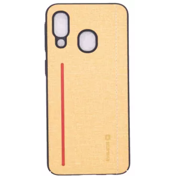 Evelatus custodia in silicone per Samsung Galaxy A40 - gialla