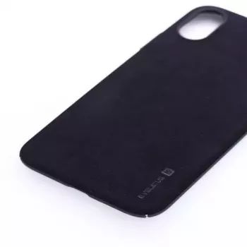 Evelatus Apple iPhone X Velvet Black Cover posteriore in silicone liquido