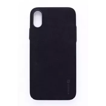 Evelatus Apple iPhone X Velvet Black Cover posteriore in silicone liquido