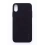Evelatus Apple iPhone X Velvet Black Cover posteriore in silicone liquido