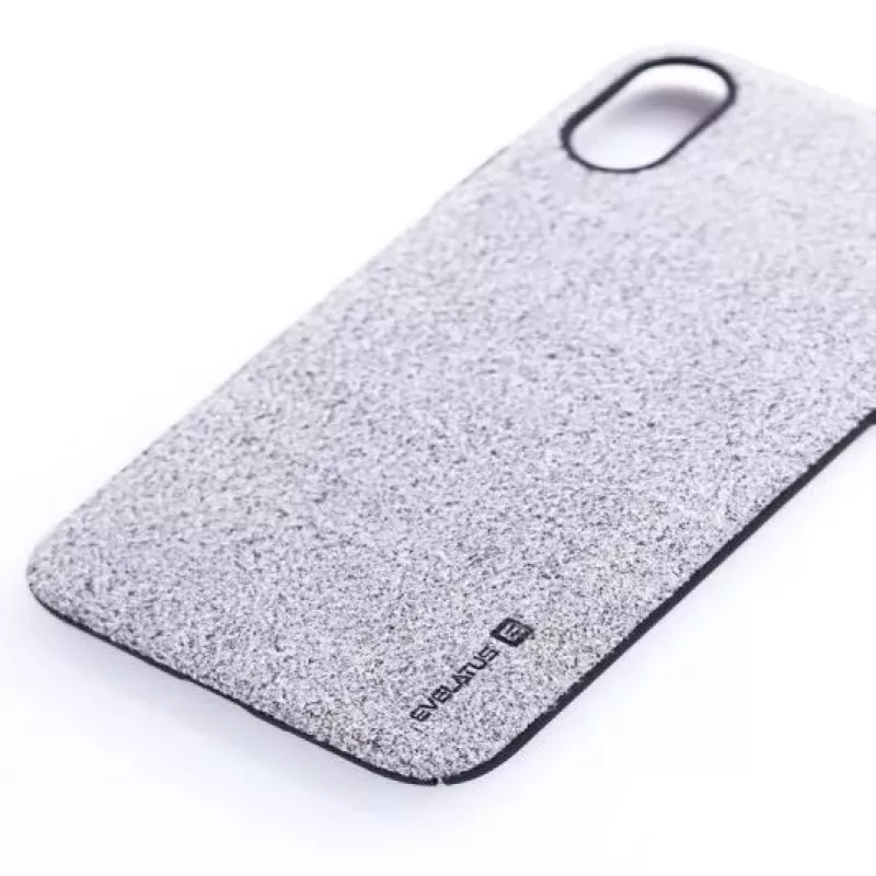 Evelatus Apple iPhone X / XS Velvet Brown Cover posteriore in silicone liquido