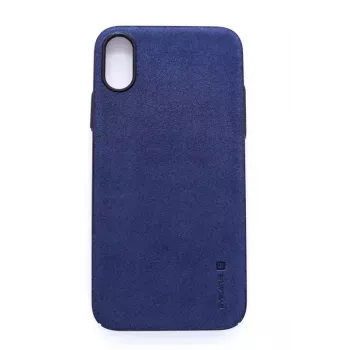 Evelatus Apple iPhone X Velvet Blue Cover posteriore