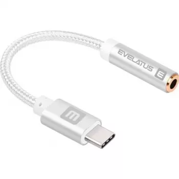 Evelatus Adattatore audio USB-C a 3,5 mm EAD01 - nero