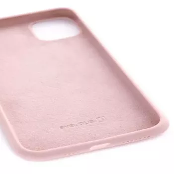 Evelatus Custodia in silicone Premium Soft Touch per Apple iPhone 11 Pro rosa sabbia