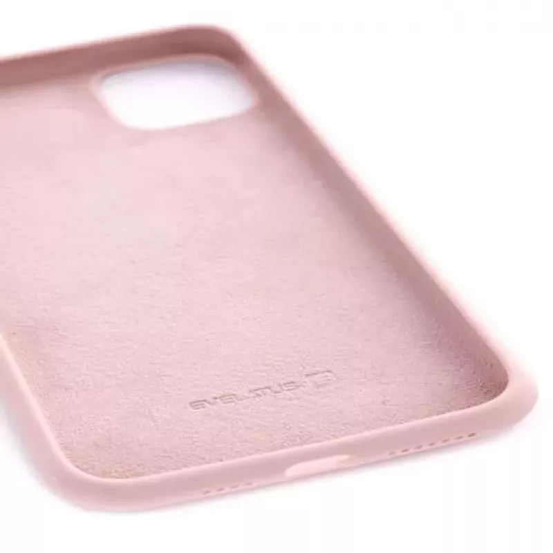 Evelatus Custodia in silicone Premium Soft Touch per Apple iPhone 11 Pro rosa sabbia