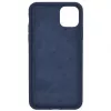 Evelatus Custodia in silicone Premium Soft Touch per Apple iPhone 11 Pro blu scuro