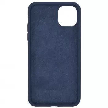 Evelatus Custodia in silicone Premium Soft Touch per Apple iPhone 11 Pro blu scuro