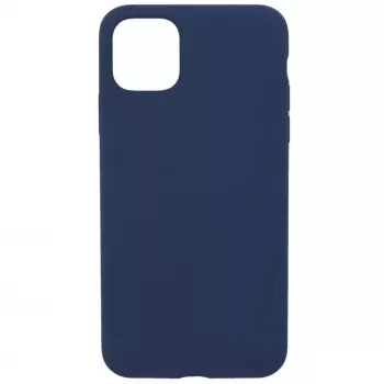 Evelatus Custodia in silicone Premium Soft Touch per Apple iPhone 11 Pro blu scuro