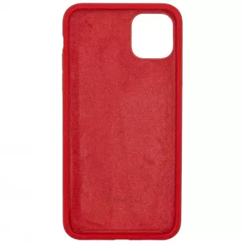 Evelatus Custodia in silicone Premium Soft Touch per Apple iPhone 11 Pro Max rossa