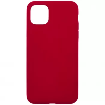 Evelatus Custodia in silicone Premium Soft Touch per Apple iPhone 11 Pro Max rossa