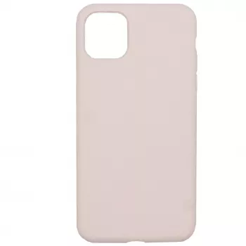 Evelatus Custodia in silicone Premium Soft Touch per Apple iPhone 11 Pro Max rosa sabbia