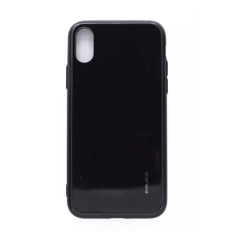 Evelatus Pellicola in vetro temperato Water Ripple Full Color Electroplating per Apple iPhone X/XS nera