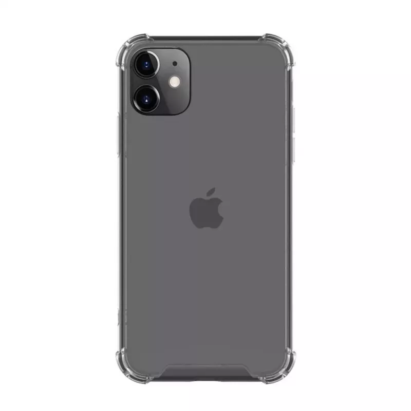Evelatus Custodia in silicone Military Shockproof TPU per Apple iPhone 11 trasparente