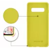 Evelatus Samsung Galaxy S10 Nano Silicone Case Soft Touch TPU Giallo