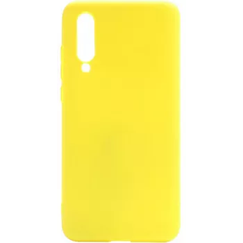 Evelatus Huawei P30 Cover in silicone Nano Soft Touch TPU giallo
