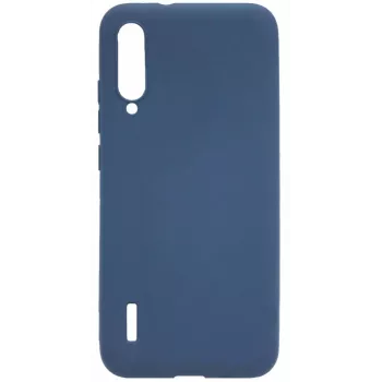 Evelatus Xiaomi Mi A3 Custodia in Silicone Morbido Blu Scuro