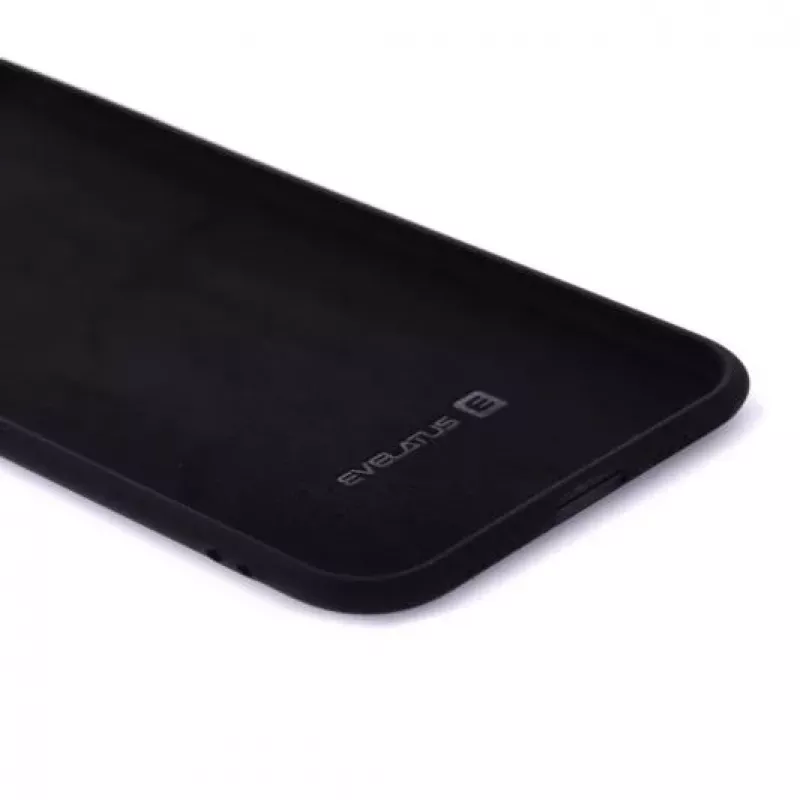 Evelatus Apple iPhone 7/8 Custodia in Silicone Nano Soft Touch TPU Nera