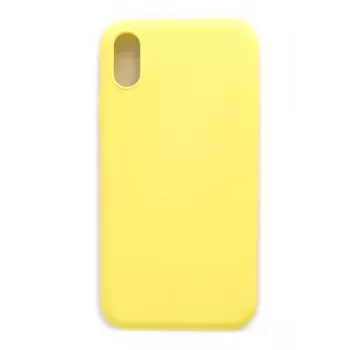Evelatus Apple iPhone X/Xs Custodia in Silicone Nano Soft Touch TPU Gialla