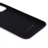 Evelatus Apple iPhone 11 Pro Custodia in Silicone Nano Soft Touch TPU Nera