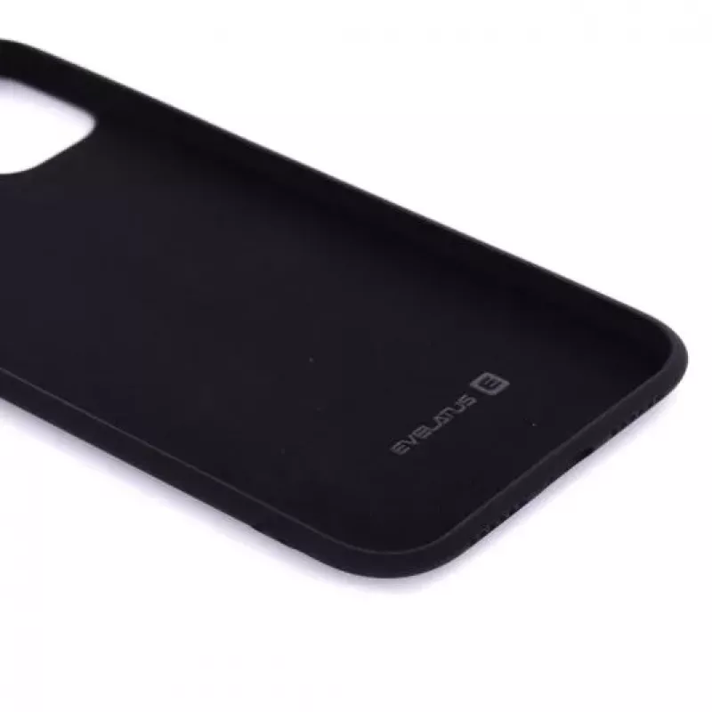 Evelatus Apple iPhone 11 Pro Custodia in Silicone Nano Soft Touch TPU Nera