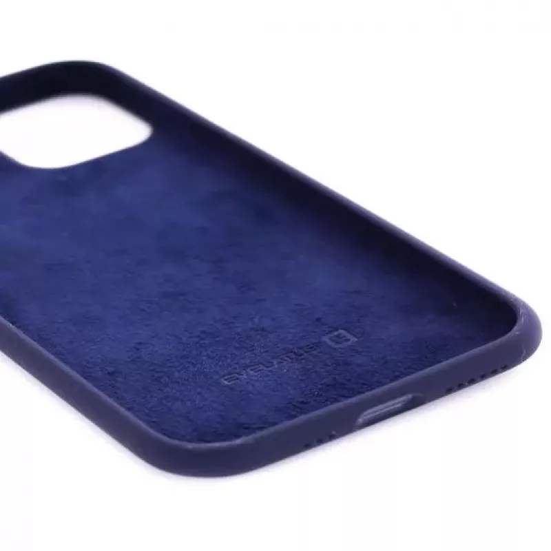 Evelatus Apple iPhone 11 Pro Custodia in Silicone Nano Soft Touch TPU Blu Scuro