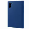 Evelatus Samsung Galaxy Note 10 Custodia in Silicone Premium Soft Touch Blu Mezzanotte