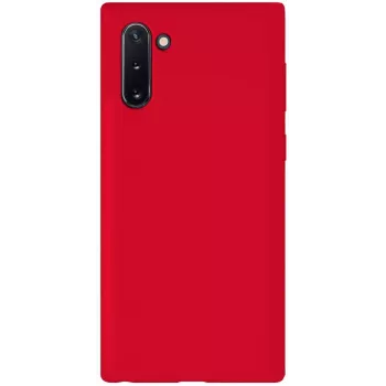 Evelatus Samsung Galaxy Note 10 Custodia in Silicone Premium Soft Touch Rossa