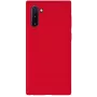 Evelatus Samsung Galaxy Note 10 Custodia in Silicone Premium Soft Touch Rossa