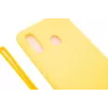 Evelatus Samsung A20e Custodia in Silicone Soft Touch con Cinturino Gialla