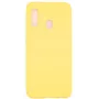 Evelatus Samsung A20e Custodia in Silicone Soft Touch con Cinturino Gialla