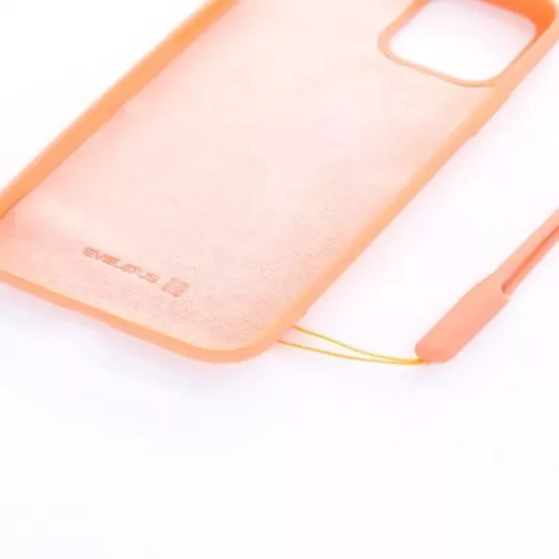 Evelatus Apple iPhone 11 Pro Custodia in Silicone Soft Touch con Cinturino Rosa