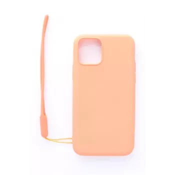 Evelatus Apple iPhone 11 Pro Custodia in Silicone Soft Touch con Cinturino Rosa