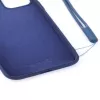 Evelatus Apple iPhone 11 Pro Custodia in Silicone Soft Touch con Cinturino Blu Scuro