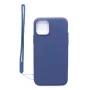 Evelatus Apple iPhone 11 Pro Custodia in Silicone Soft Touch con Cinturino Blu Scuro