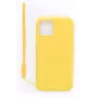 Evelatus Apple iPhone 11 Pro Custodia in Silicone Soft Touch con Cinturino Gialla