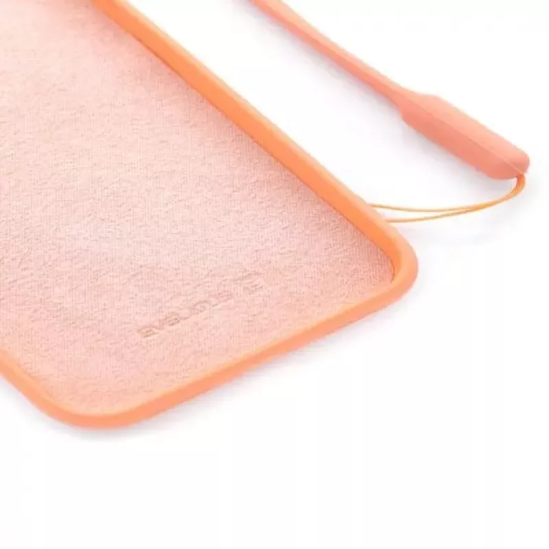 Evelatus Apple iPhone X/XS Custodia in Silicone Soft Touch con Cinturino Rosa