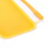 Evelatus Apple iPhone X/XS Custodia in Silicone Soft Touch con Cinturino Gialla