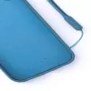 Evelatus Apple iPhone XR Custodia in Silicone Soft Touch con Cinturino Blu
