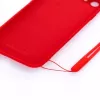 Evelatus Apple iPhone 7/8/SE2020/SE2022 Custodia in Silicone Soft Touch con Cinturino Rossa
