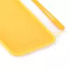 Evelatus Custodia in Silicone Soft Touch con Cinturino per iPhone 7/8/SE (2020/2022) - Gialla