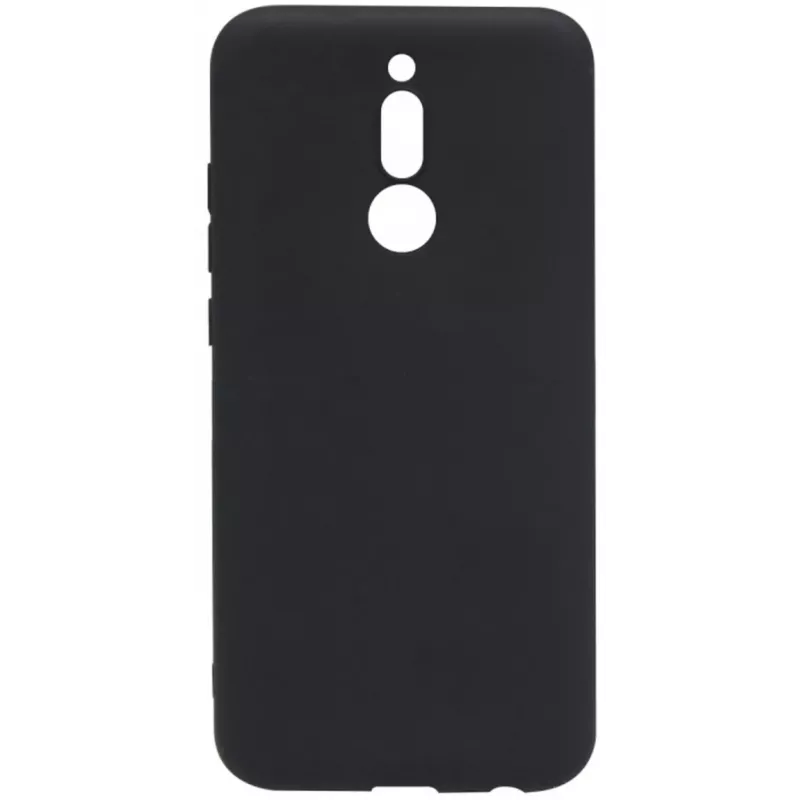 Evelatus Xiaomi Redmi 8 Custodia in Silicone Nano Soft Touch TPU Nera
