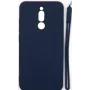 EVELATUS Xiaomi Redmi 8 Custodia in Silicone Soft Touch con Cinturino Blu Scuro