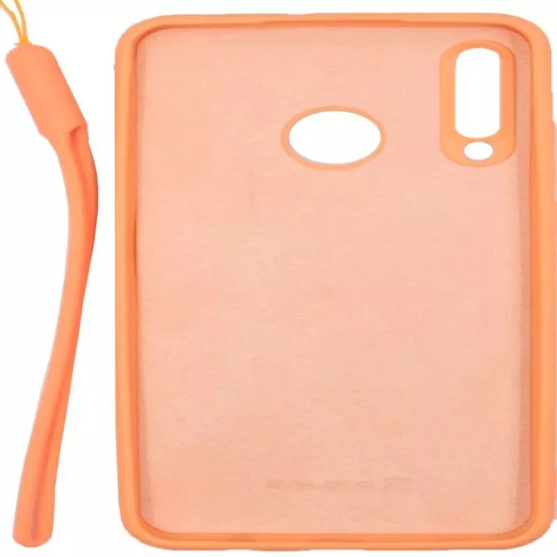 Evelatus Huawei P30 Lite Custodia in Silicone Soft Touch con Cinturino Rosa