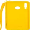 Evelatus Huawei P30 Lite cover in silicone Soft Touch con cinturino giallo