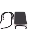 Evelatus Samsung Galaxy A70 cover con cordino nero trasparente