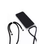 Evelatus Samsung Galaxy A70 cover con cordino nero trasparente